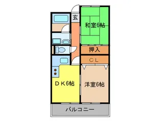 エトワール【5階】の間取り