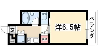 スクエアK【3階】の間取り