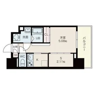 愛知県名古屋市中区橘1【マンション】の間取り