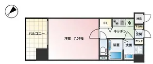 サヴォイ ヴァンヴェール【4階】の間取り