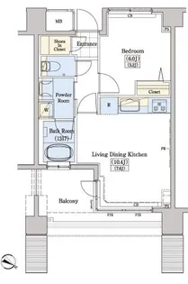 東京都豊島区上池袋1【マンション】の間取り