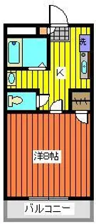 サン・アジュール【3階】の間取り