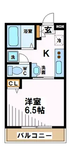東京都世田谷区北烏山8【アパート】の間取り