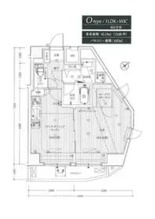 ライズ中野松が丘【6階】の間取り