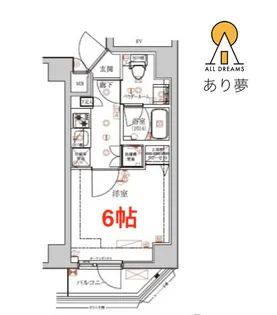 RELUXIA横濱吉野町II【3階】の間取り