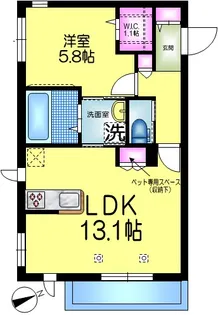 千葉県市川市市川南4【マンション】の間取り