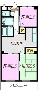タイワード朝志【2階】の間取り