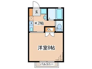 カサブランカ【1階】の間取り