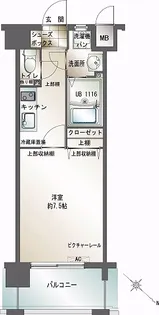 エンクレスト天神東III【2階】の間取り