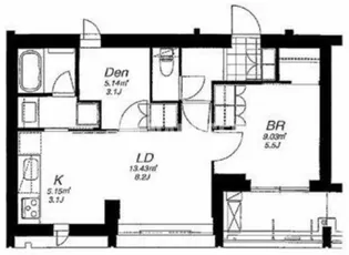 フレンシア玉川田園調布【2階】の間取り