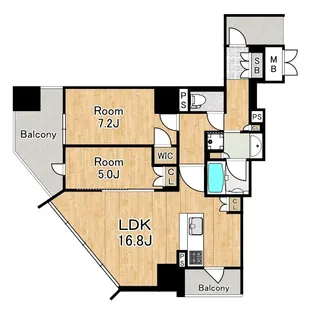 ザ・ファインタワーウエストコースト【3階】の間取り