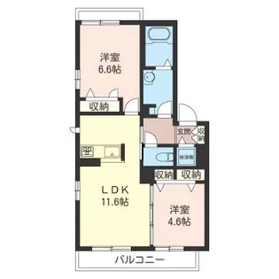 スカイビレッジ【3階】の間取り