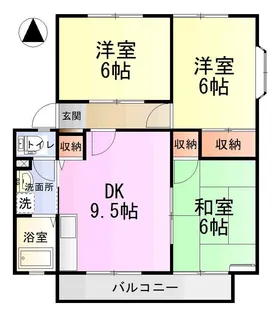 サンビレッジ神田 C【1階】の間取り