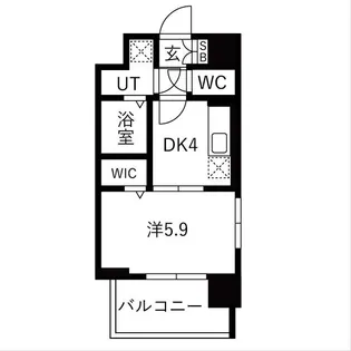 レジュールアッシュ緑橋駅前【11階】の間取り
