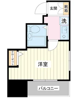 ローズマンションB-10番館【5階】の間取り