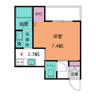 Casa la・Luce【1階】の間取り