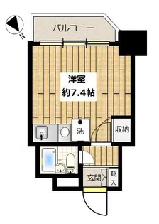 アルス中目黒【6階】の間取り