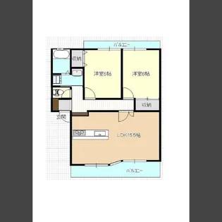 メゾンドゥMII【2階】の間取り