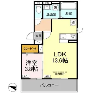 サン・フローラ【3階】の間取り