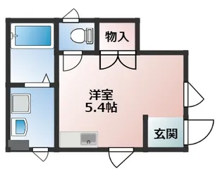 LEO五拾弐番館【1階】の間取り