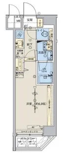 ブライズ神保町【8階】の間取り