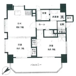 藤和シティホームズ代々木二丁目【2階】の間取り