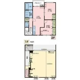 GARAGE上中野の間取り