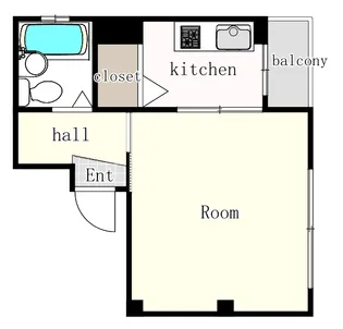コーポラスエム【4階】の間取り