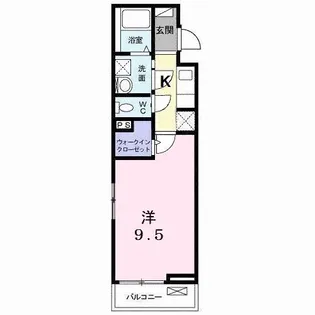 ラ・セゾン・メルヴェーユ【2階】の間取り