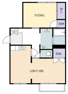 ヴィラ・サンモール【2階】の間取り