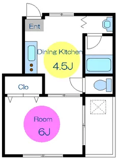 イシイハウス2【1階】の間取り