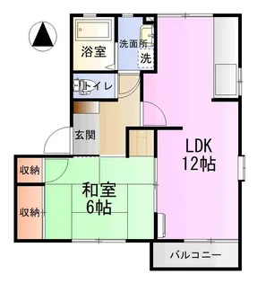 アマリコーポ 3棟【1階】の間取り