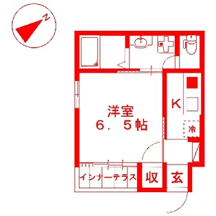 サンライト 洋【1階】の間取り
