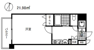 スワンズコート新神戸【9階】の間取り