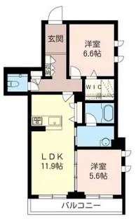 トワエモワ【2階】の間取り