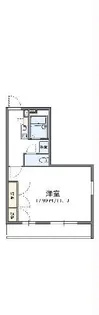 レオパレスカンフォート1st【2階】の間取り