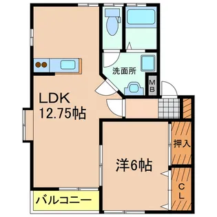 リシャールI【1階】の間取り