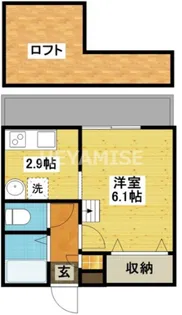modern palazzo 文教東【2階】の間取り