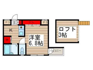 ロミオ&ジュリエットII【2階】の間取り