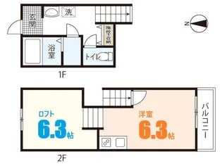 Relacion M【1階】の間取り
