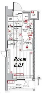 メイクスデザイン武蔵小杉アジールコート【4階】の間取り