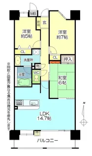 ロフティ大分駅前【5階】の間取り