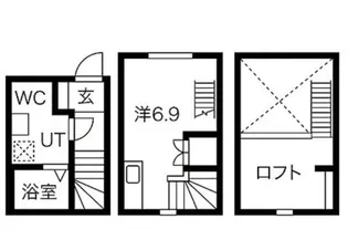 バステトこがね【2階】の間取り
