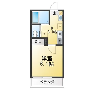 Linea K.B.【2階】の間取り