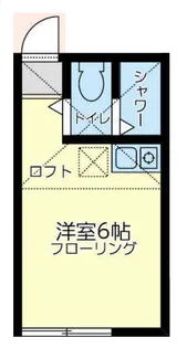 ユナイト 東門前バルザック【2階】の間取り