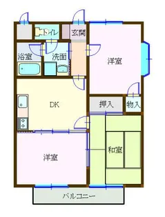 ガーデンヒルズ【1階】の間取り