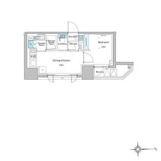 ルフォンプログレ門前仲町プレミア【5階】の間取り