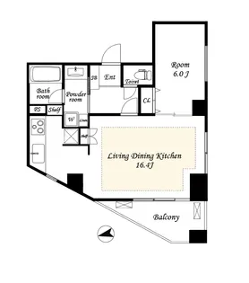 レクシオ荻窪【4階】の間取り