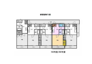 ラポールA【2階】の間取り