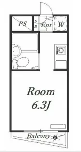 ラズプレイス ツナシマ【2階】の間取り